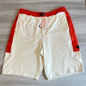 Adidas Yohji Yamamoto (Y-3) Stretch Terry Cream Shorts 2XL New With Tags